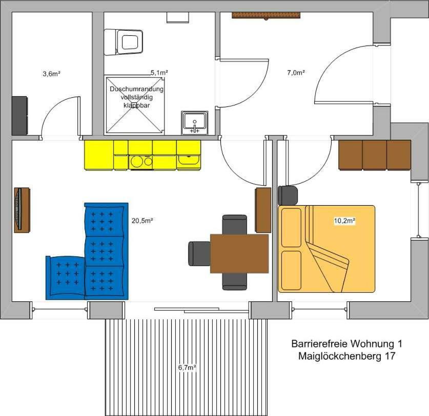 Ferienwohnung Maigloeckchen 17 Karlshagen エクステリア 写真